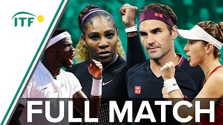 Roger FedererBelinda Bencic v Serena WilliamsFrances Tiafoe  FULL MATCH  USA v SUI  Hopman Cup [upl. by Mikal]