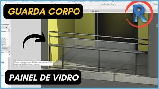 REVIT  COMO FAZER GUARDA CORPO NO REVIT RÁPIDO 2022 [upl. by Nueoras]