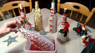 Exquisitely decorated wine bottle [upl. by Linc]