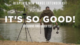 FIRST USER TEST Deepers NEW Range Extender Kit [upl. by Atnima]