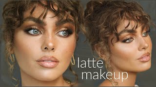 The LATTE MAKEUP TREND🧸☕️ A TalkThrough Makeup Tutorial🤎 [upl. by Phalan]