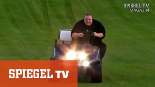 Kim Dotcom Besuch in der MEGAFluchtburg und ExklusivInterview 2013  SPIEGEL TV [upl. by Scutt318]