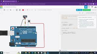 Pull Down no Arduino Tinkercad [upl. by Lottie]