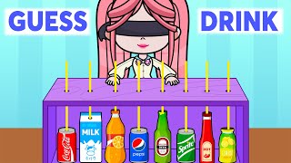 Guess The DRINK Challenge  Sad Story  Avatar World  Toca Animation [upl. by Betti]