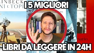 I 5 MIGLIORI ROMANZI DA LEGGERE IN 24 ORE sotto le 200 pagine [upl. by Nowad]