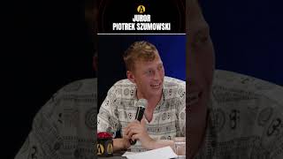 JUROR PIOTREK SZUMOWSKI MASZ MINUTĘ standup humor shorts [upl. by Ynehteb]