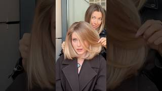 Стилист Наталья Князева 🪄 beautiful transformation hair beauty blonde hairstyle haircut [upl. by Stauffer]