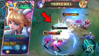 HOW TO PLAY JOY IF YOU LOSE THE EARLY GAME  TUTORIAL JOY EXP LANE  MLBB [upl. by Avlis]