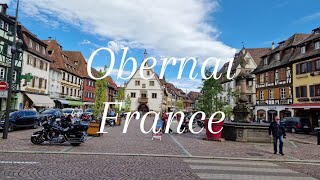 Obernai France Walking Tour 4K 60FPS [upl. by Gariepy]