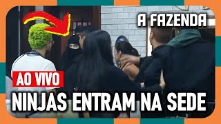 A FAZENDA 2024 Ninjas entram para conter briga entre Zé Love e Sacha Bali AFazenda16 AO VIVO [upl. by Lilac741]