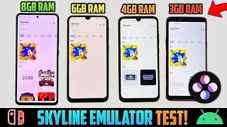 Skyline Emulator Android  Gameplay Test On Low End Devices  Nintendo Switch Emulator Android [upl. by Eikin]