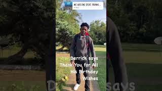 My grandson Derrick turned 13 on 910 He just wanted to say THANK ALL FOR ALL HIS BIRTHDAY WISHES [upl. by Reisman]