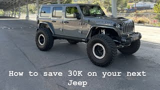 How to save 30K on your next jeep purchase [upl. by Nemraciram]