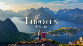 Top 10 Places To Visit in Lofoten amp Northern Norway [upl. by Anatnom]