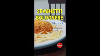 Simple Spaghetti Bolognese Recipe [upl. by Ailido]