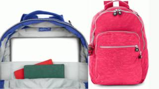 Kipling Basic Seoul Laptop Backpack  LuggageFactorycom [upl. by Aicemat]