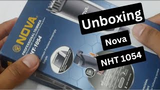 Unboxing Of Nova Trimmer NHT1054  Nova Trimmer Unboxing [upl. by Heim328]