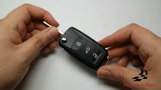 HOW TO 2010 VW Complete Volkswagen Key Fob Shell Replacement Tutorial [upl. by Nalid]