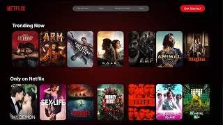 Creating Netflix Movie Cards With Hover Animations Using HTML And CSS [upl. by Wandy]