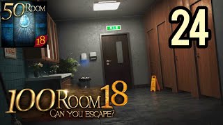 Can You Escape The 100 Room 18 Level 24 Walkthrough [upl. by Politi]