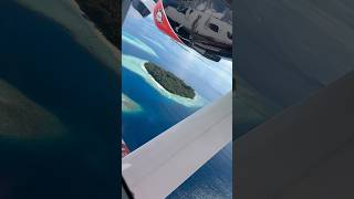 Landing experience in Maldives maldives travel holidays beach travelvlog beachlife nature [upl. by Hunley]