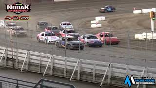 Nodak Speedway IMCA Sport Compact AMain 5524 [upl. by Noinatrad]