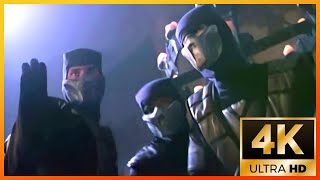 Kung Lao vs 3 Lin Kuei Ninjas  Mortal Kombat Conquest 1998  REMASTERED UHD 4K60FPS [upl. by Eniahs]