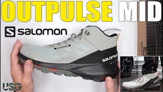 Salomon Outpulse Mid GTX Review NEW Salomon Hiking Shoes Review [upl. by Urial]