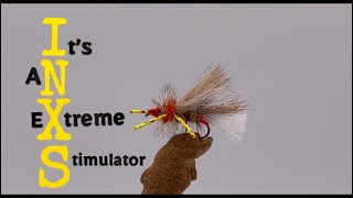 The “INXS” Stimulator  An Excessive Dry Fly  Fly Tying Instructions  On The Vise w FlyOlderGuy [upl. by Aldarcie]