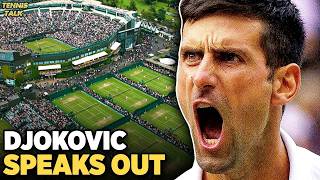 Djokovic Responds on Doubts of Playing Wimbledon 2024  Tennis News [upl. by Arahsak]