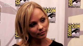 ComicCon 2010 Laura Vandervoort V amp Smallville [upl. by Nnahgiel]