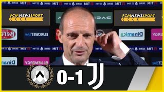 quotSono commosso al futuro pensa la societÃ quotÂ· Intervista Allegri Udinese Juve 01 Â· FcmNewsSport [upl. by Ciryl]