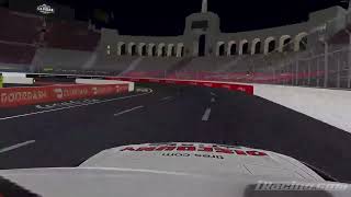 iRacing LA Coliseum NASCAR Xfinity First Laps Onboard 14662 Hotlap [upl. by Concha]