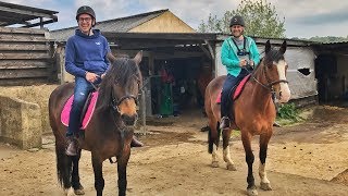 Horse riding at Finlake Riding Centre [upl. by Leamaj]