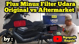 Plus Minus Filter Udara Original vs Aftermarket [upl. by Shugart]