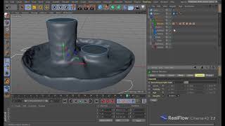 RealFlow  Cinema 4D 25 Mesher  Channels Smooth Interpolation [upl. by Mccormick]