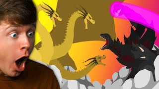 HAKAISHIN GODZILLA vs KING GHIDORAH Reaction [upl. by Lavotsirc]