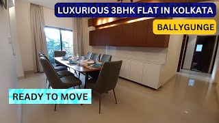 Luxury 3Bhk Flats In South Kolkata📞8100293325  Near Ballygunge Phari property kolkata 3bhk flat [upl. by Ylrebma]