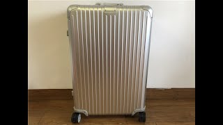 Rimowa Trunk Plus Large Checkin Suitcase In Silver HD Unboxing [upl. by Nael]