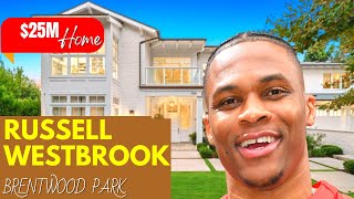 RUSSELL WESTBROOK’S 25 million mansion in BRENTWOOD PARK [upl. by Euqinaj665]