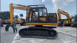 LiuGong Excavator 915E FM Forestry with Grapple  Indonesia [upl. by Birdt]