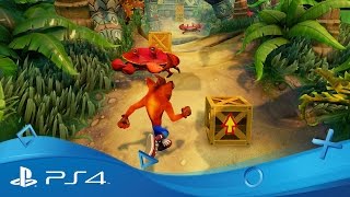 Crash Bandicoot N Sane Trilogy  PSX 2016 Gameplay  PS4 [upl. by Adnohsal]