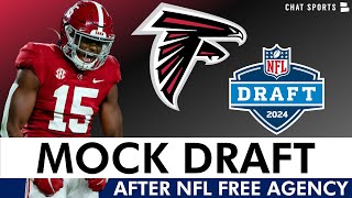 Atlanta Falcons Mock Draft AFTER NFL Free Agency [upl. by Helli985]