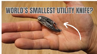 Worlds Smallest Utility Knife  Gerber Curve MultiTool  Utility Knife Review [upl. by Evangeline618]