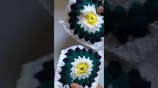 Crochet Motif flower Sunburst Granny Square by Janes Easy Crafts Part 1 [upl. by Bret]