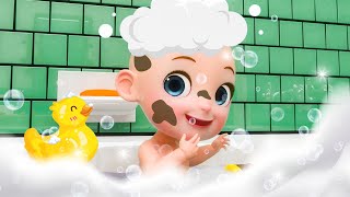 Bébé Joue dans le Bain  Comptine du Bain  Comptines et Chansons pour Bébé et Enfants [upl. by Hadwyn]