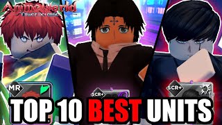 THE BEST CHARACTERS BEFORE THE DRAGON BALL UPDATE IN ANIME WORLD TOWER DEFENSE [upl. by Kalindi]