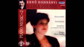 Dohnanyi Humoresques in the Form of Suite Op 17  II Toccata Ilona Prunyi  Piano 2004 [upl. by Minoru]