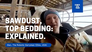 Sawdust Top Bedding for Dairy Cow Mattress Explained [upl. by Lletnom]