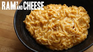 MAC and CHEESE Instant Ramen  RAM and CHEESE [upl. by Nyladnarb770]